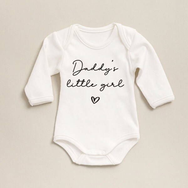 Daddy's Little Girl Onesie® - Cute Baby Bodysuit -Natural Baby Onesie®