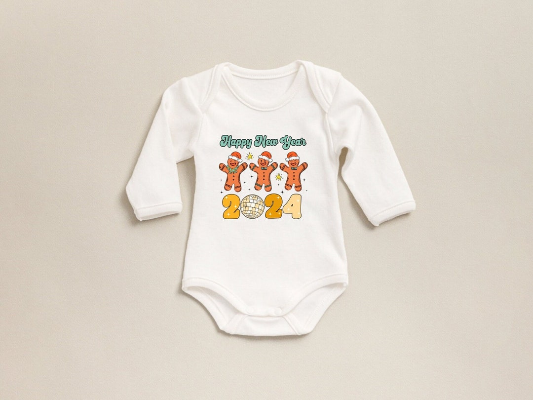 Happy New Year 2024 Onesie®, Baby First New Year, Baby New Years Outfit