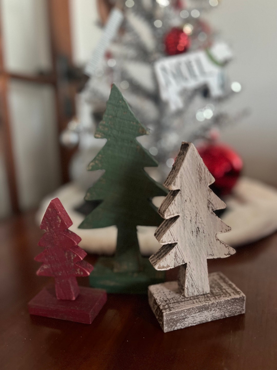 3 Piece Christmas Tree Decor Set Etsy