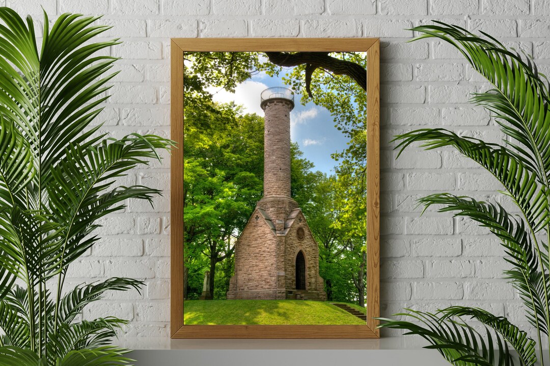 Mount Albion Cemetery Tower Instant Download of Printable Etsy