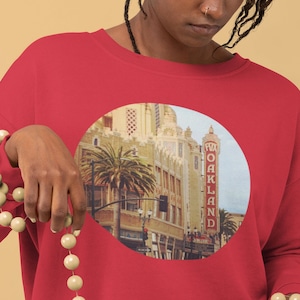 Adult Oakland Fox Theater Sweatshirt. Oakland California Streets Shirt. Soft Cotton Pullover. Bay Area Love. Cali Pride. Comfy Shirt.