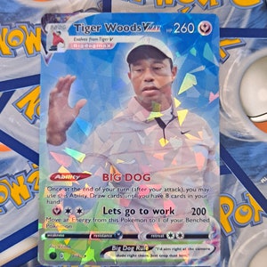 Tiger Woods Pokemon-kaart
