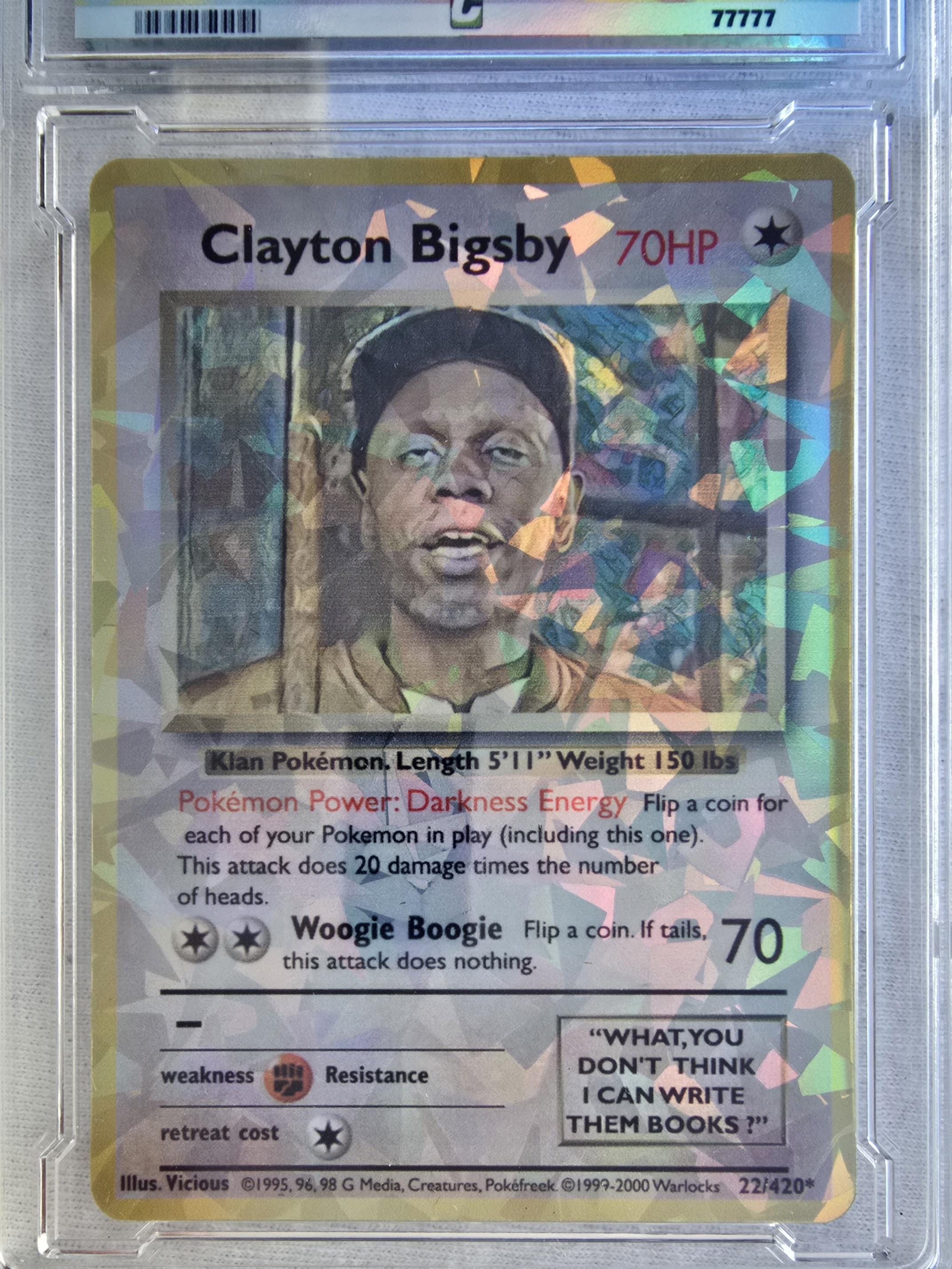 Clayton Bigsby With Custom Slab Pokemon Card - Chappelle Show - Etsy Hong Kong Clayton Bigsby With Custom Slab Pokemon Card - Chappelle Show - Etsy Hong Kong