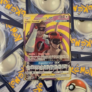 Tarjeta Pokemon Orgazmo y Choda Boy