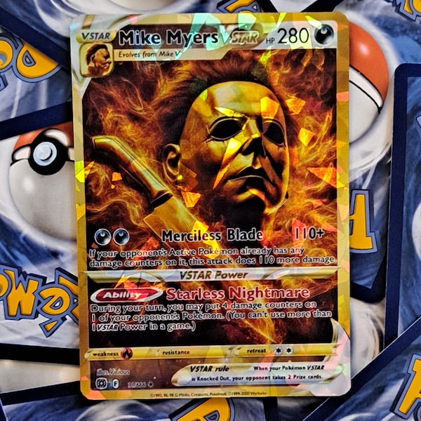 Michael Myers Pokemon Card