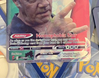 pokemon cards sopranos Uncle June Card - The Paulie Walnuts Pokemon Card -