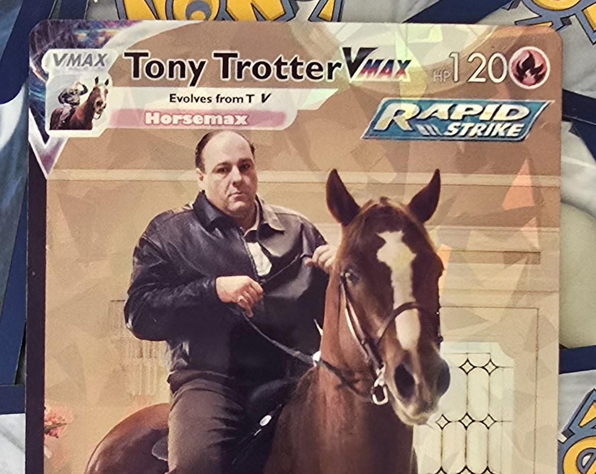 Tony Soprano Pokemon Card - Trotter Tone - Etsy
