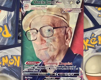 pokemon cards sopranos Uncle June Card - The Uncle June Pokemon Card w/