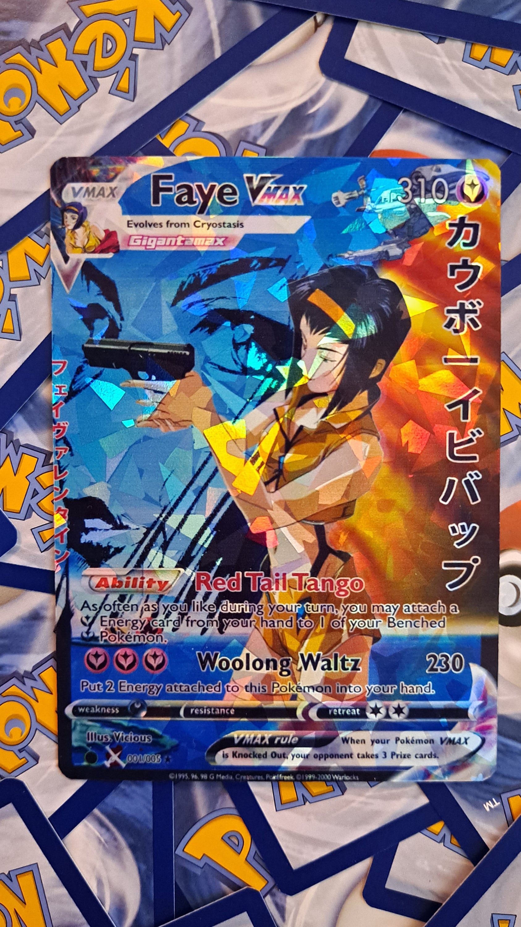 fye pokemon cards Slab Kings Plus Cards vary by pack.) Twinkling city lights and a starry sky become obscured in darkness as Mega Darkrai ex arrives with mystery and malice Faye Valentine Pokemon Card -