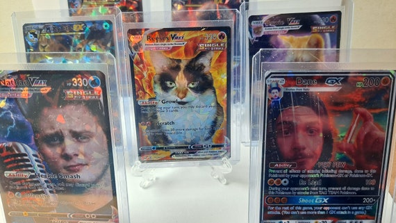 Make Your Own Custom Pokemon Holographic Card - Made to Order! - Etsy Make Your Own Custom Pokemon Holographic Card - Made to Order! - Etsy