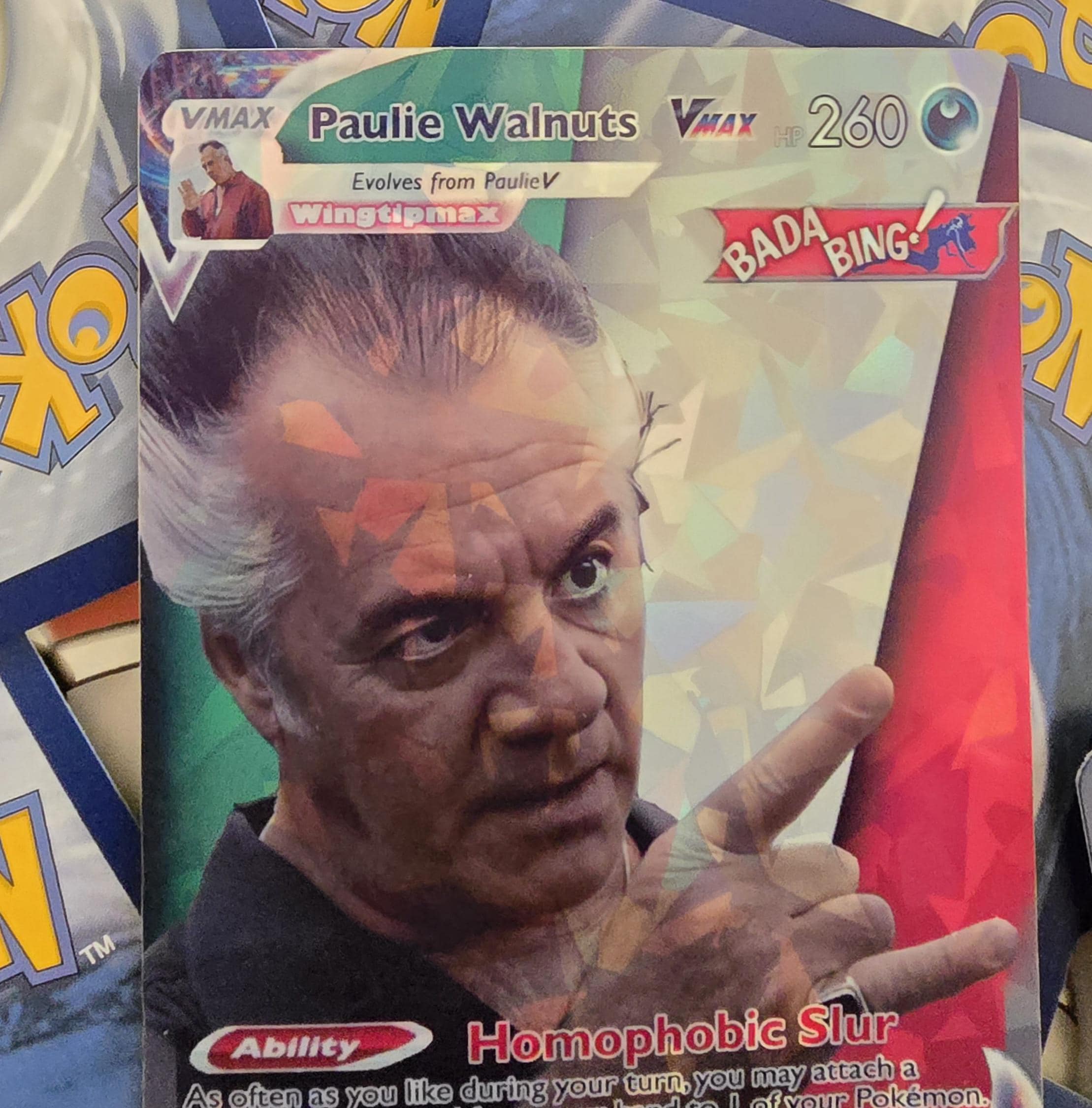 Paulie Walnuts Pokemon Card - the Sopranos - Etsy