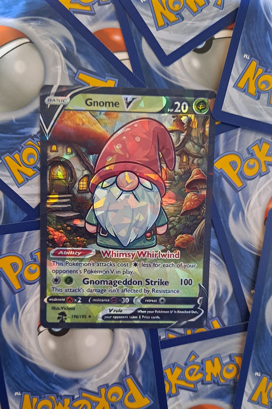 Gnome Pokemon Card - Etsy