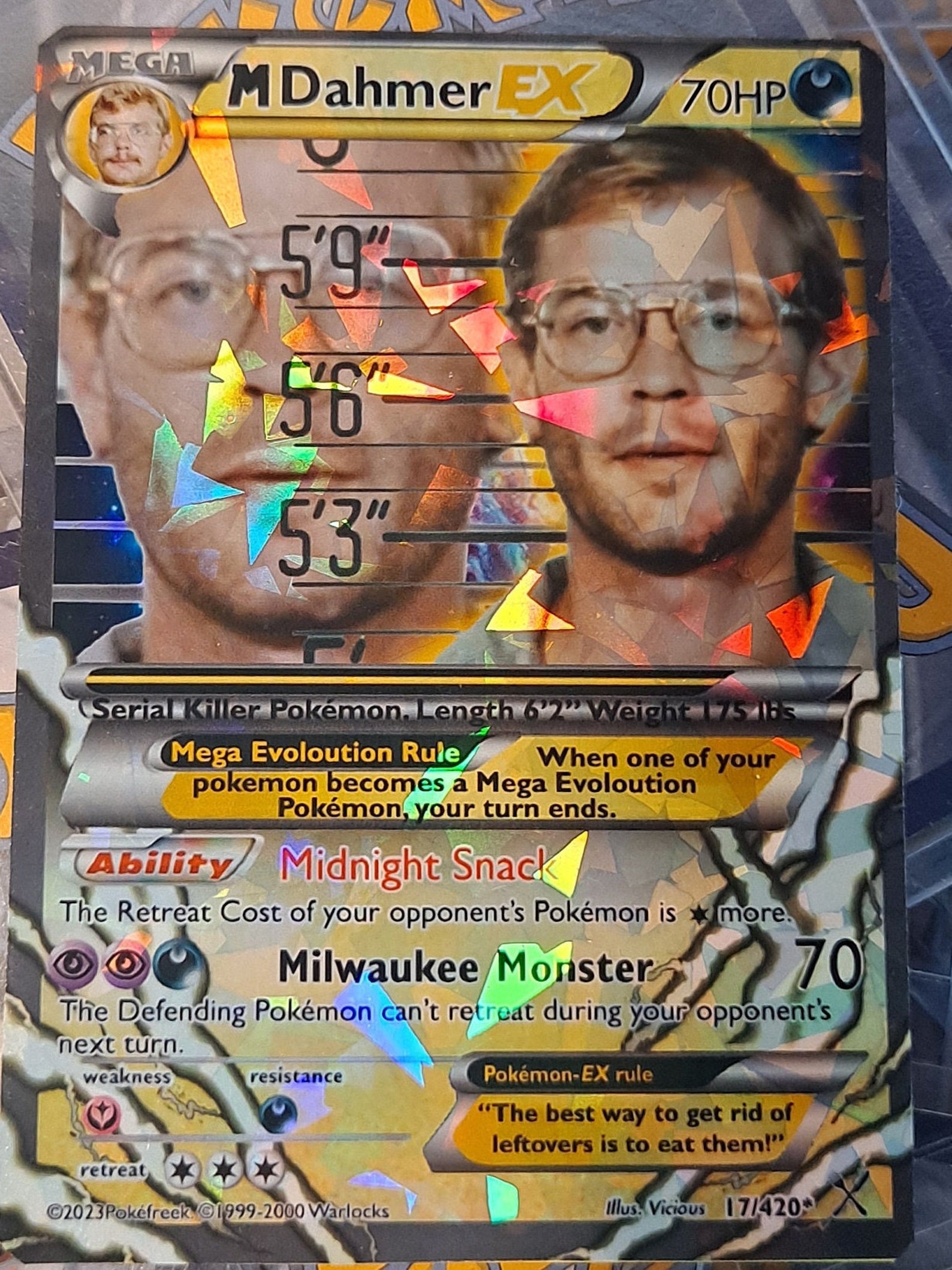 Jeffrey Dahmer Pokémon Card - Etsy