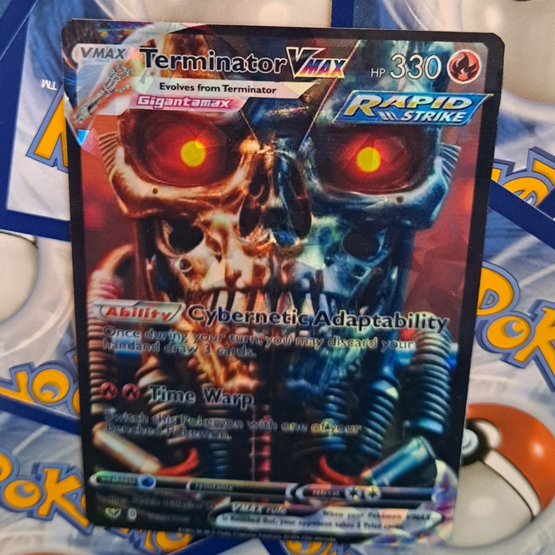 Terminator Pokemon Deviantart Terminator Pokemon Card - Etsy