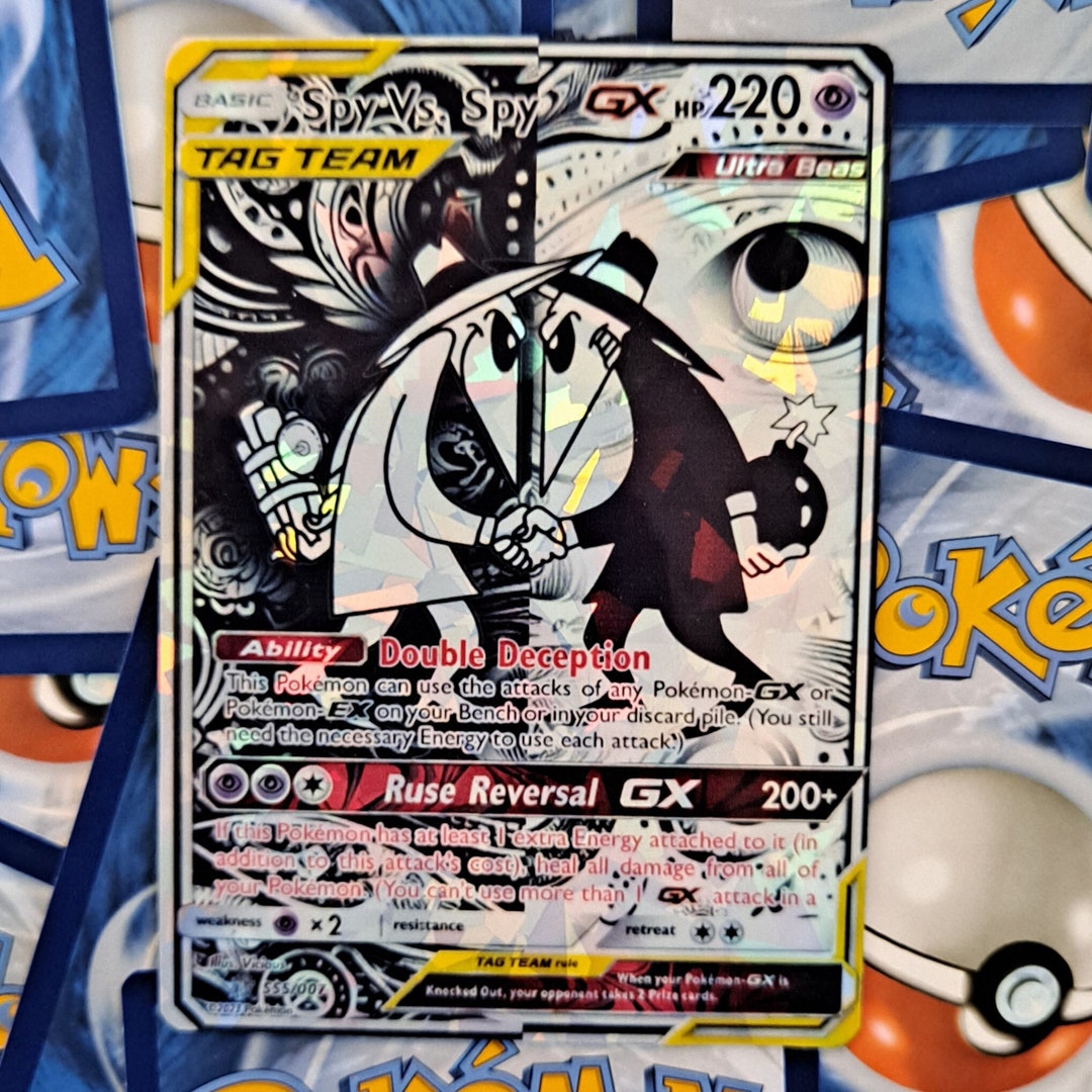 Spy VS Spy Pokemon Card - Etsy