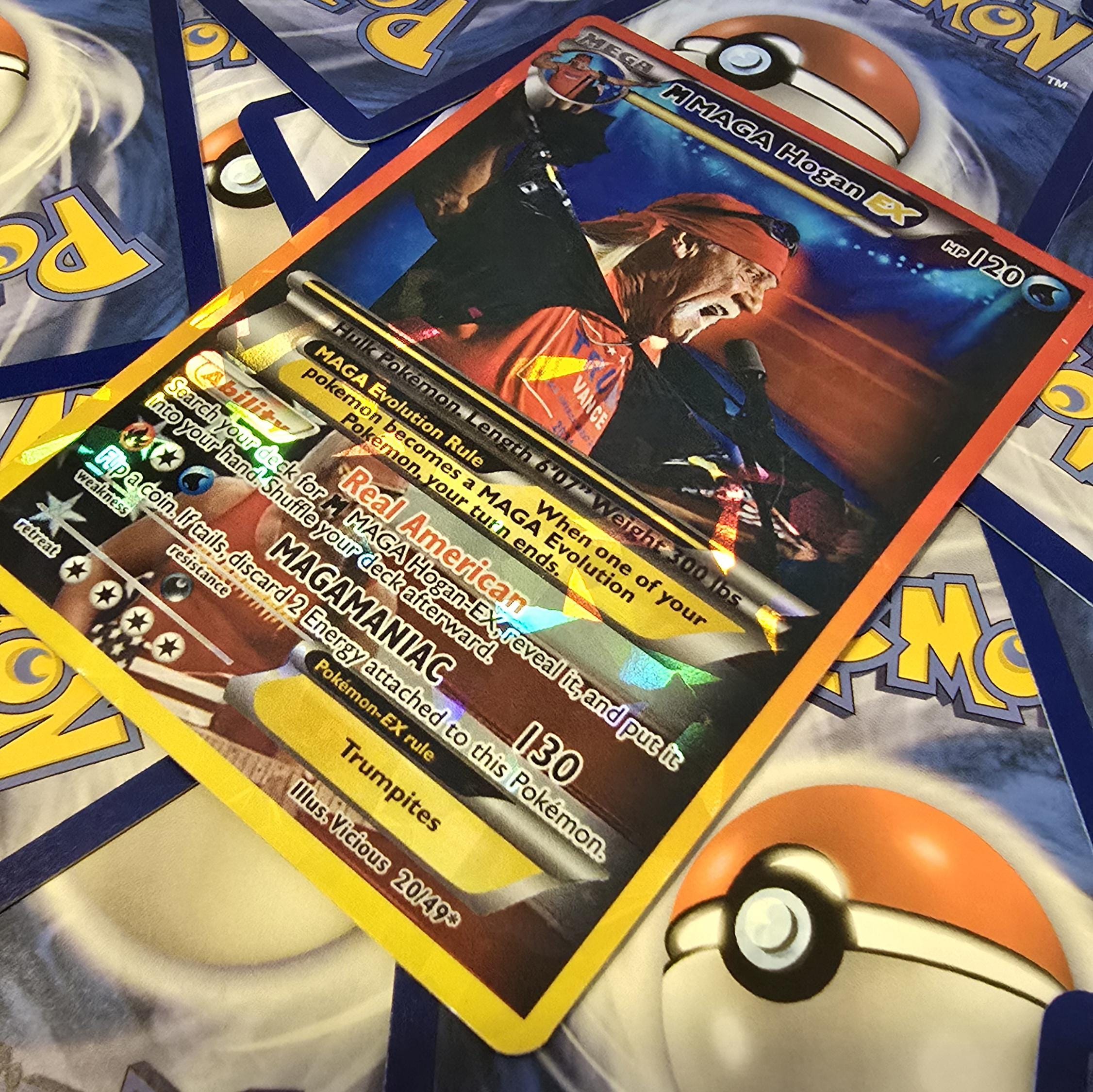 hulk hogan pokemon card Hulk Hogan Pokmon Card Full Art Wrestling Legends WWF, WWE