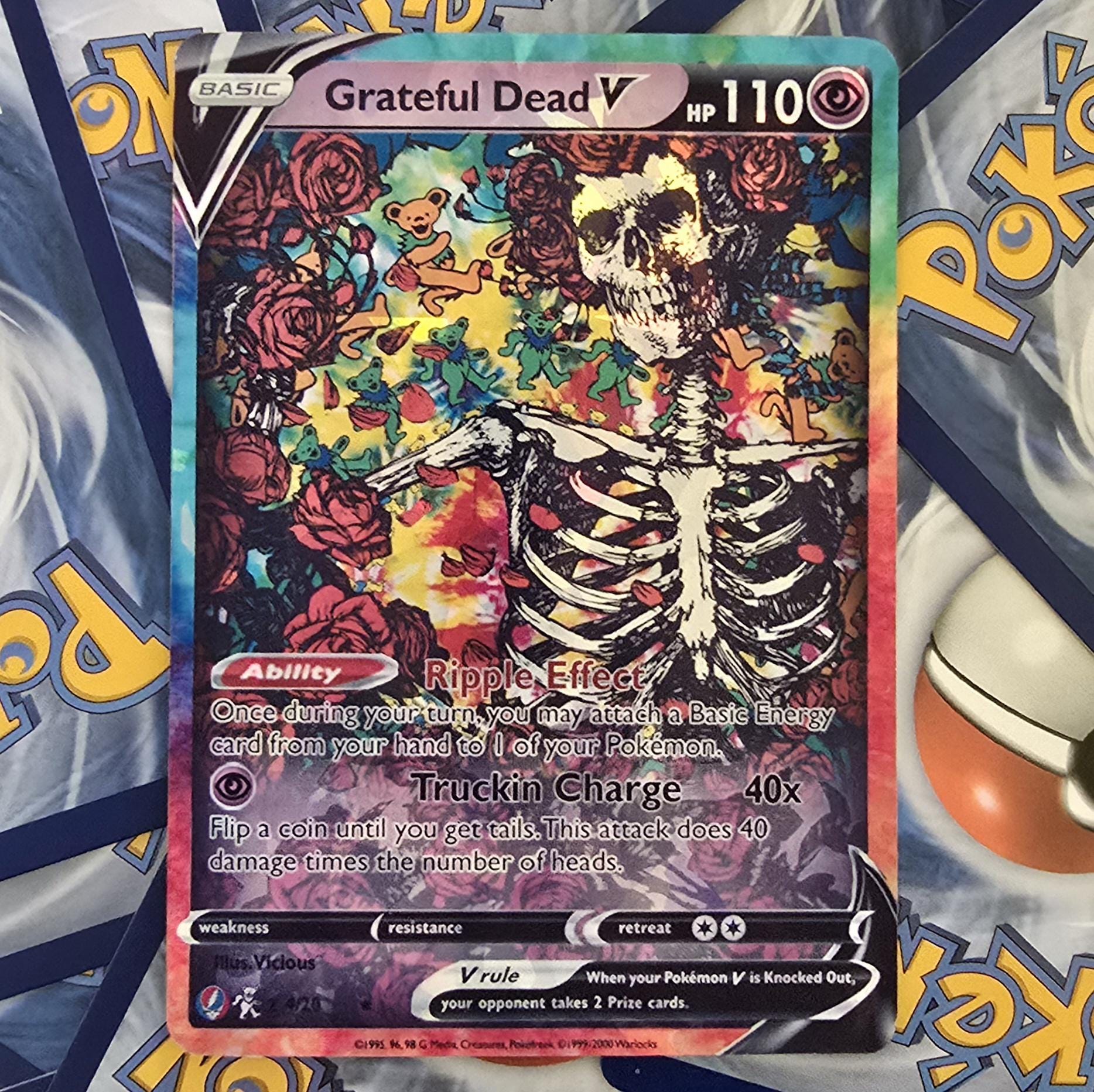 Grateful dead V Pokemon Card - Ripple Effect