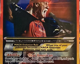 Hulk Hogan Pokemon Card - Etsy Canada Hulk Hogan Pokemon Card - Etsy Canada