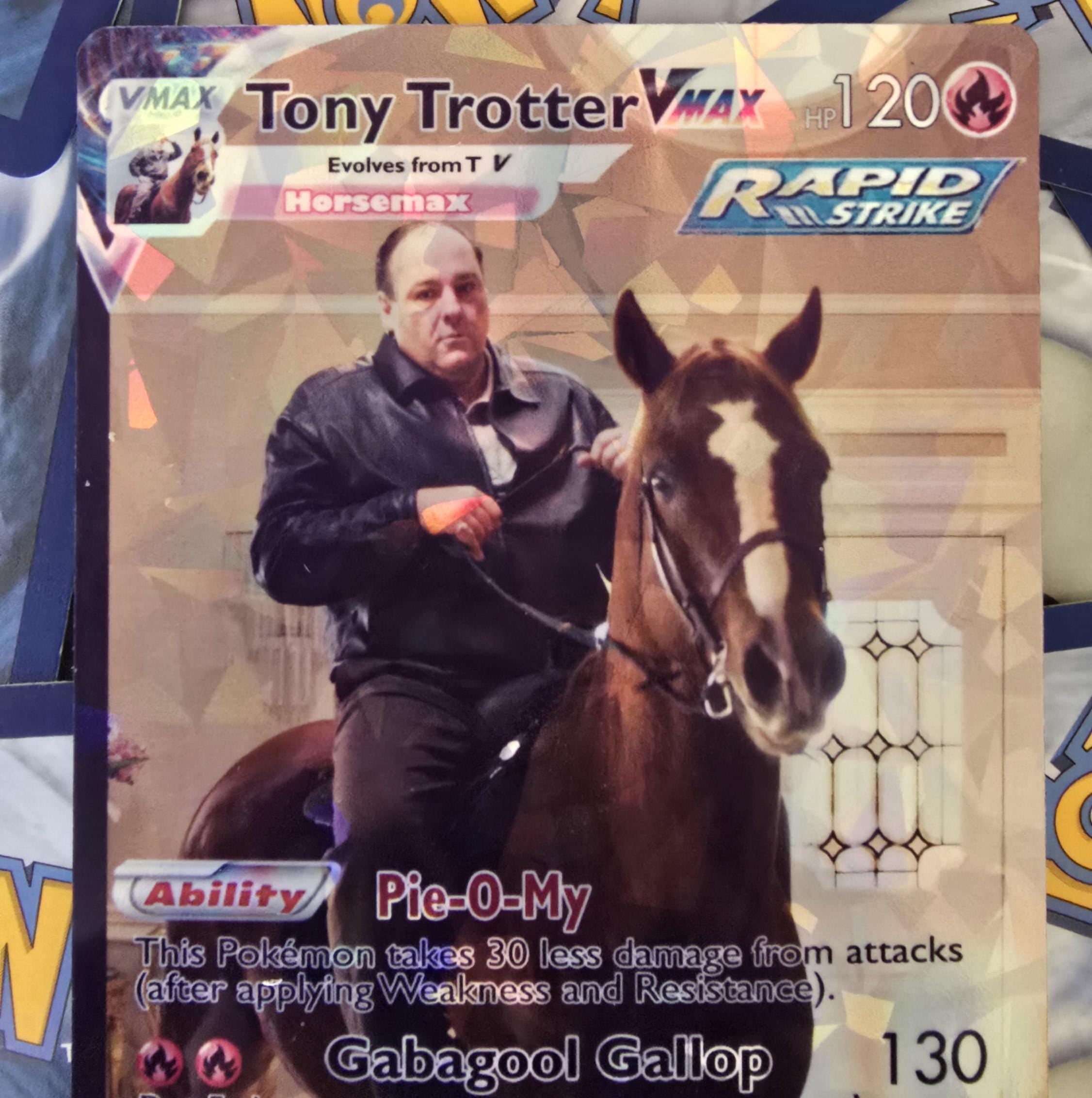 Tony Soprano Pokemon Card - Trotter Tone - Etsy