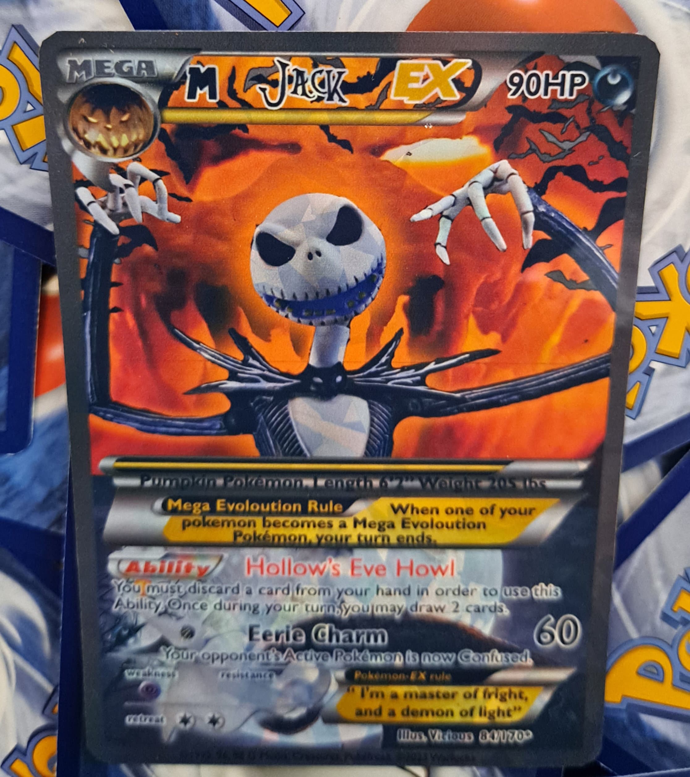 ポケモンカードゲーム JACK Nightmare Before Christmas - Jack Skellington Pokemon Card - Etsy