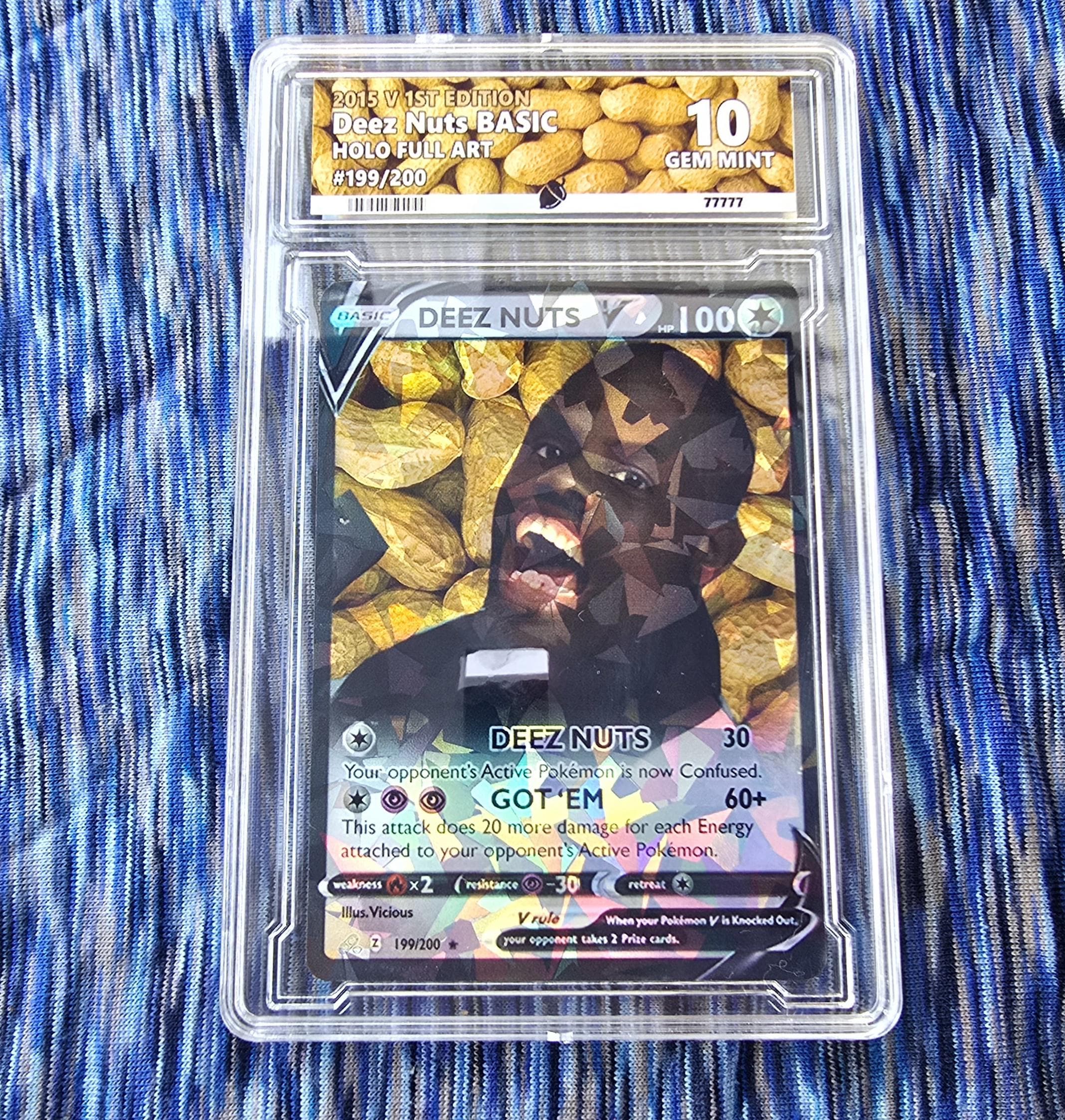 ポケモンカードゲーム D-nuts ディーズナッツミームポケモンカード - カスタムスラブ - Etsy 日本