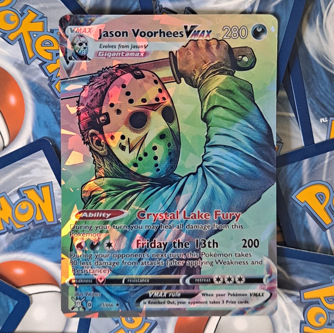 Jason Voorhees Pokemon Card - Etsy