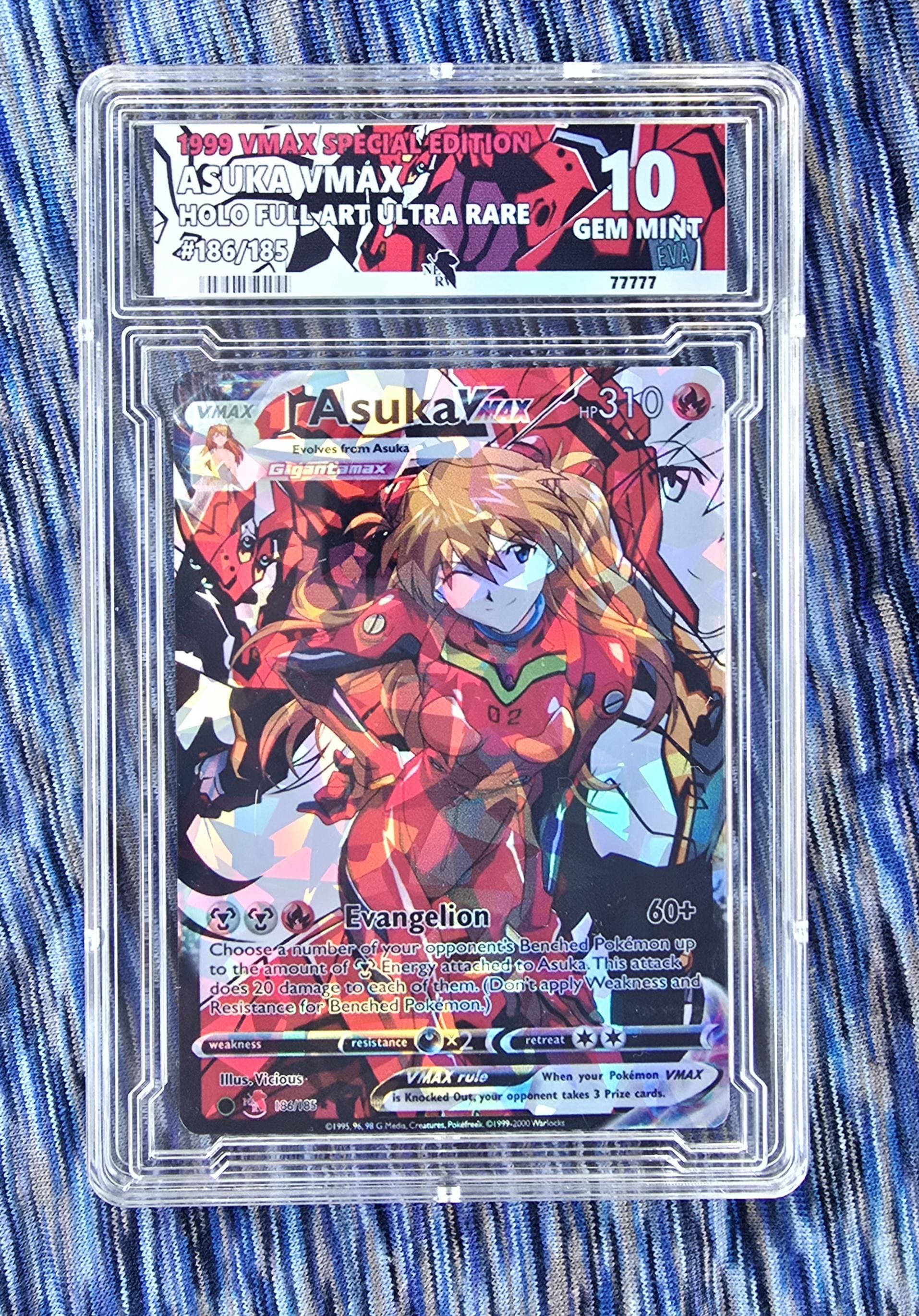 Asuka Langley From Neon Genesis Evangelion Pokemon Card - W