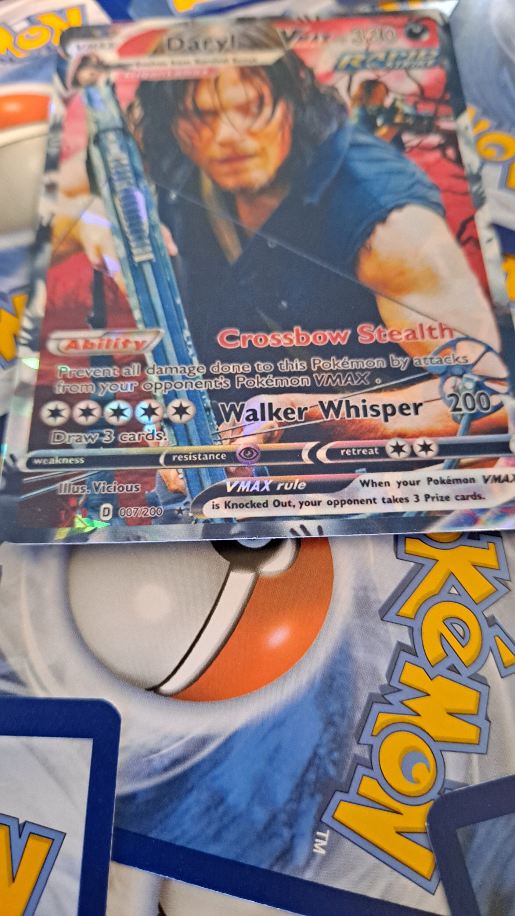 Daryl Dixon Pokemon Card - the Walking Dead - Etsy