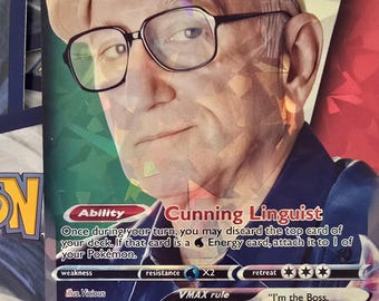 pokemon cards sopranos POKEYMAN Uncle June Pokemon Card -