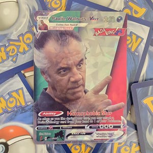 Tarjeta Pokémon de Paulie Walnuts - Los Soprano