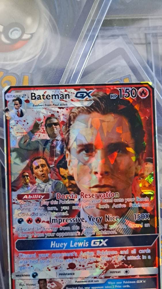 American Psycho Pokemon Card - Etsy