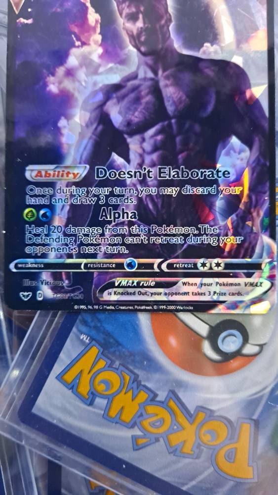 Gigachad Pokmon Card - Etsy