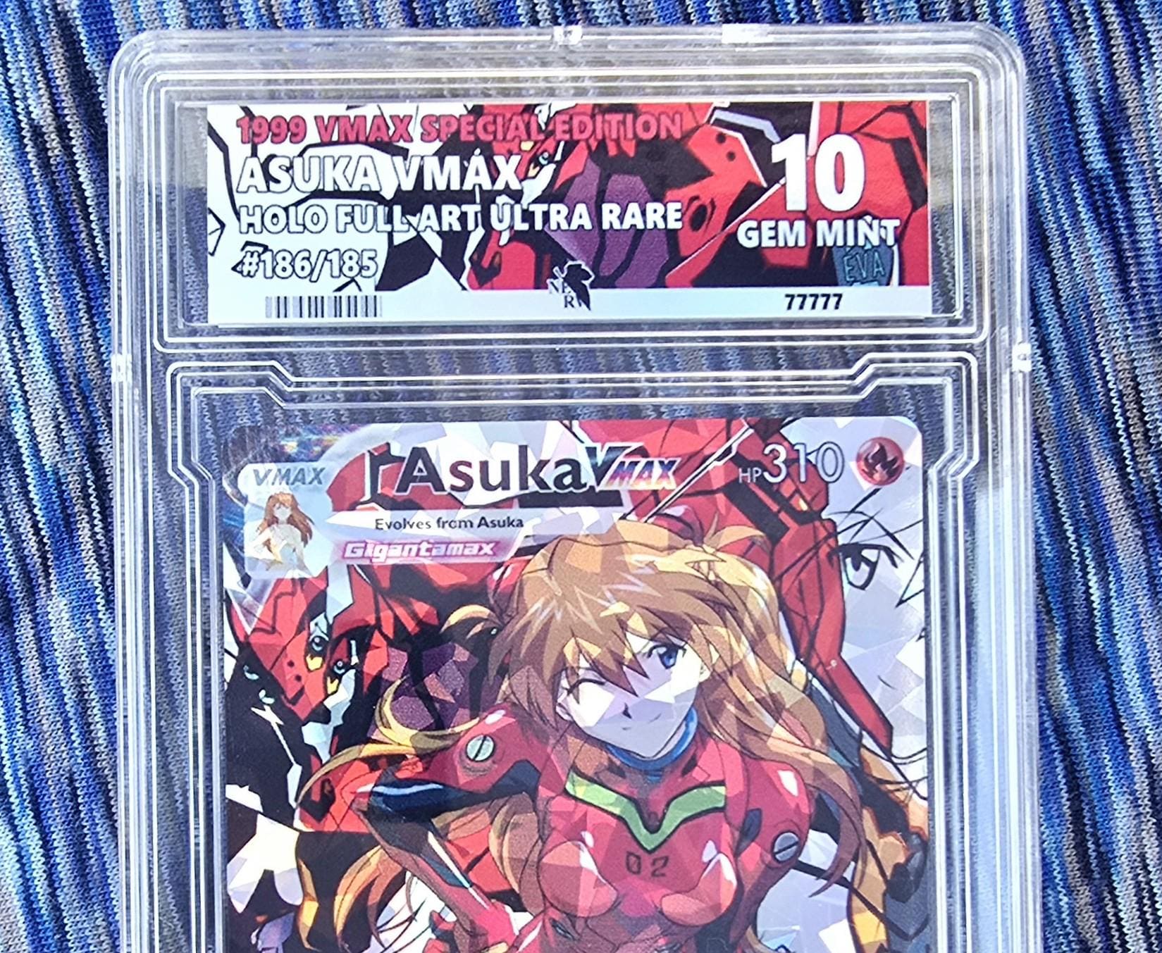 Asuka Langley From Neon Genesis Evangelion Pokemon Card - W