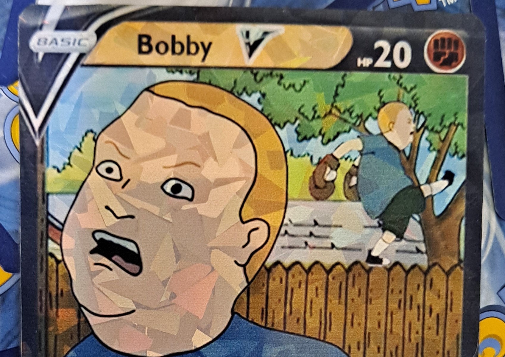Bobby Hill Pokemon Card - King of the Hill - Etsy Israel, image size:1696x1199