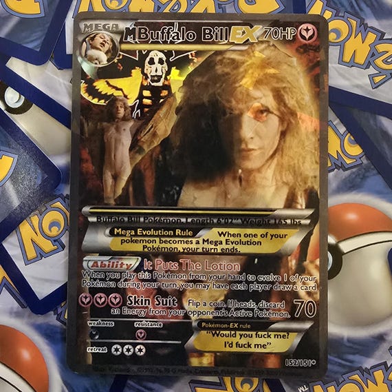 Buffalo Bill Silence of the Lambs Pokemon Card - Etsy