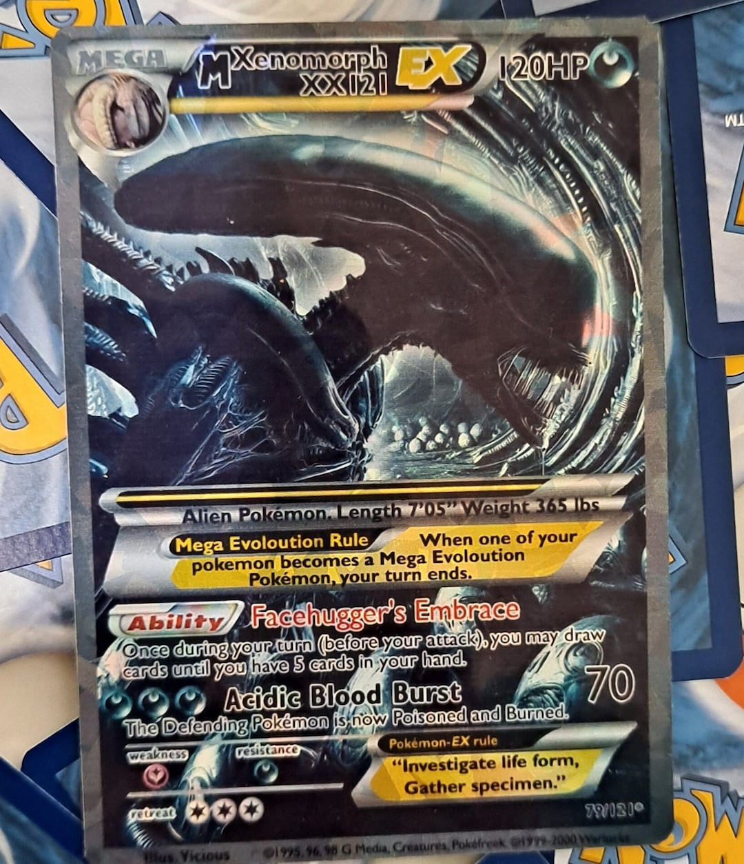 Xenomorph XX121 Pokemon Card - Etsy
