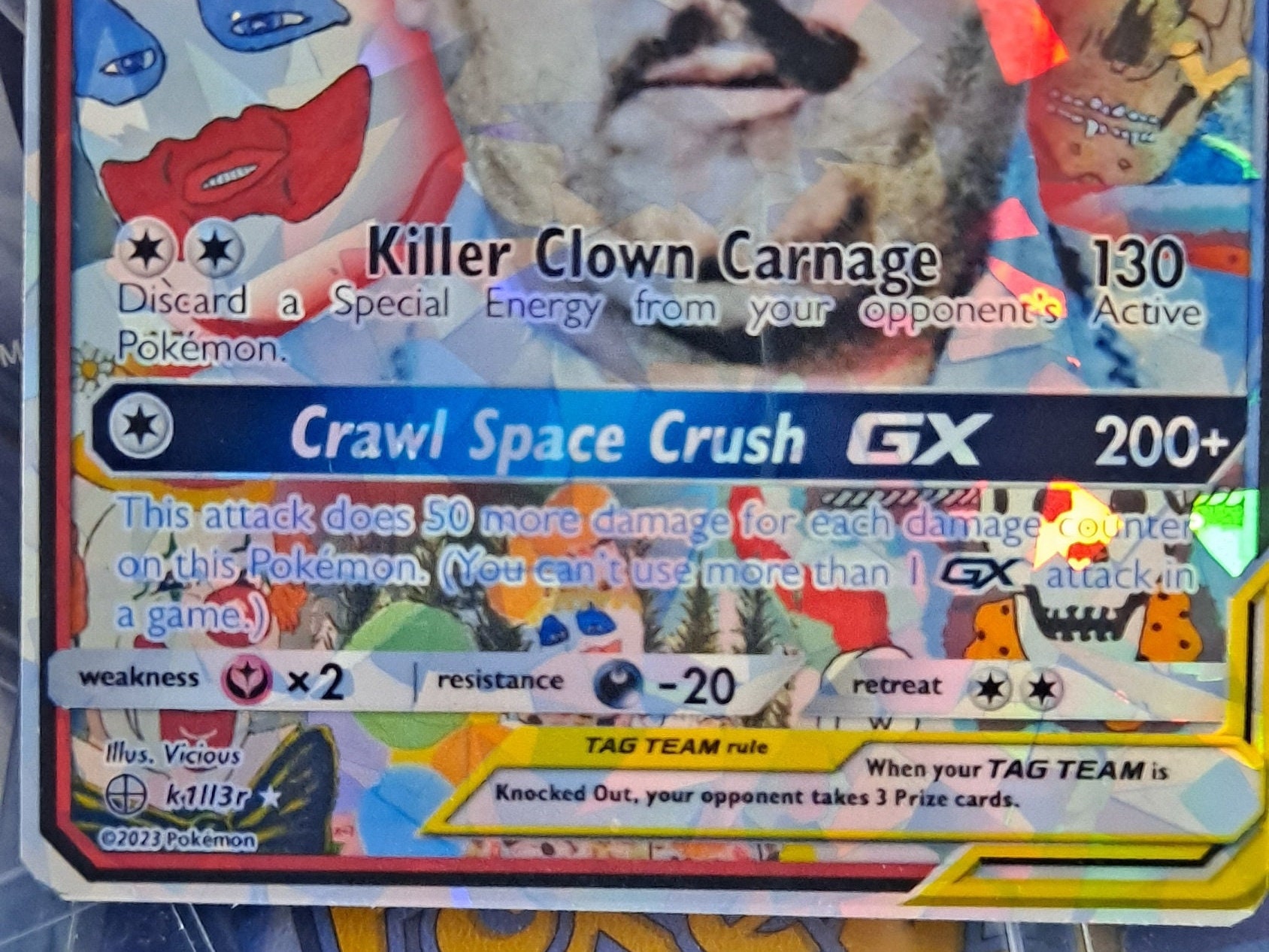 John Wayne Gacy Pokemon Card - Etsy