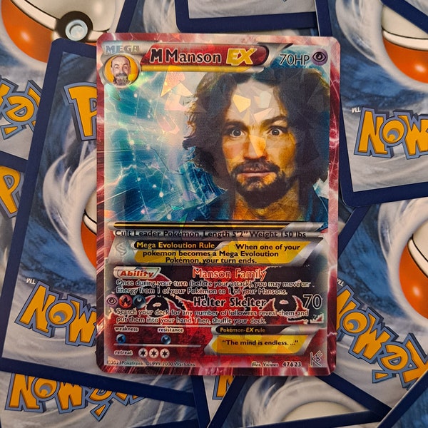 Charles Manson Pokemon Card