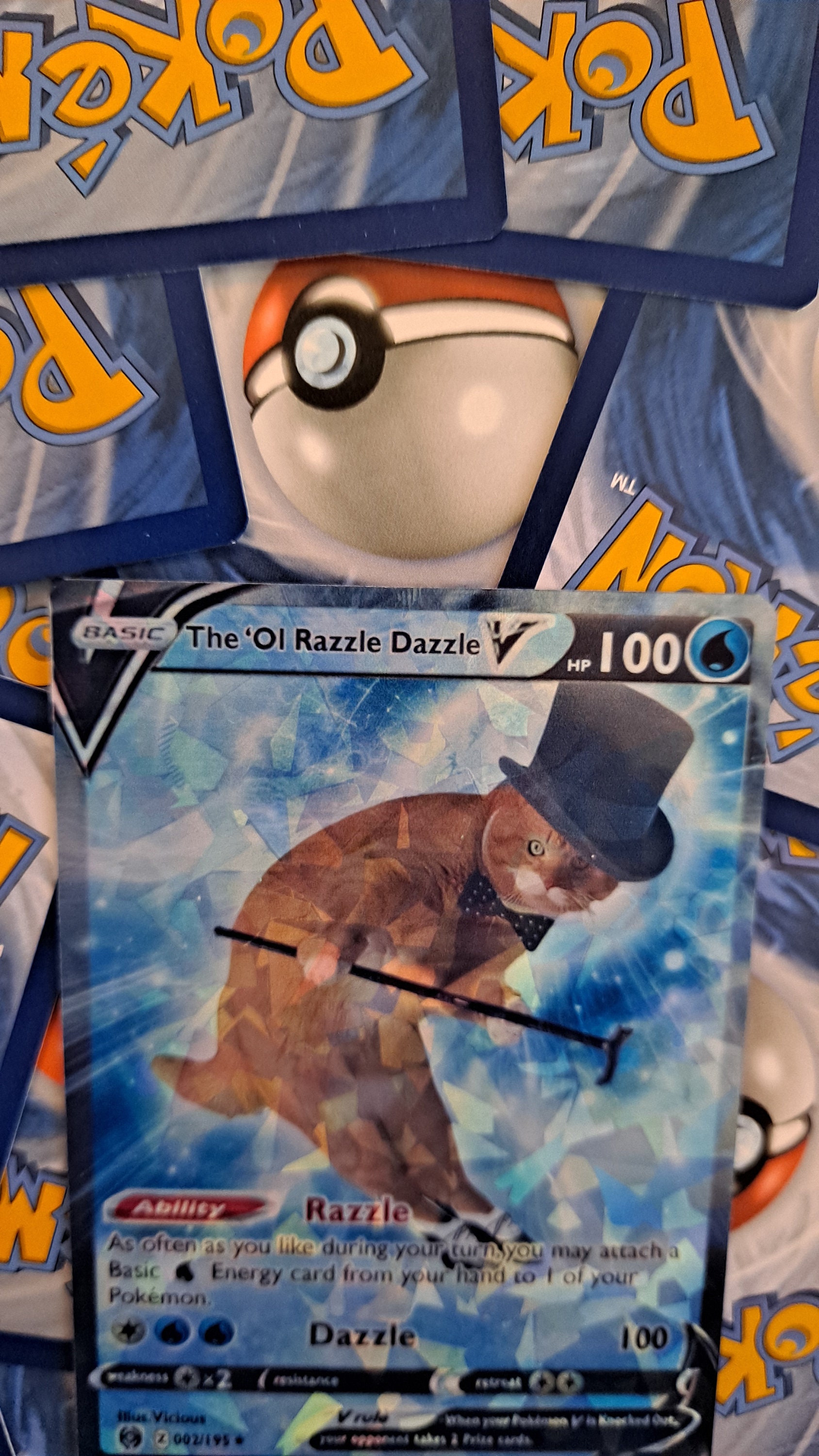 The 'ol Razzle Dazzle Pokemon Card - Meme - Etsy