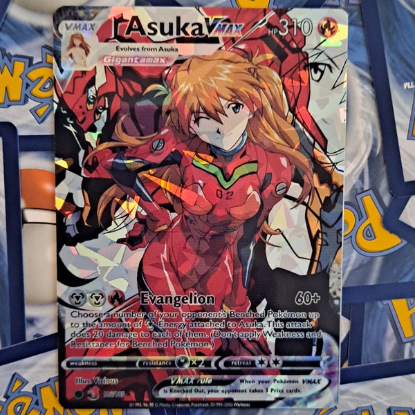 Asuka Langley Pokemon Card