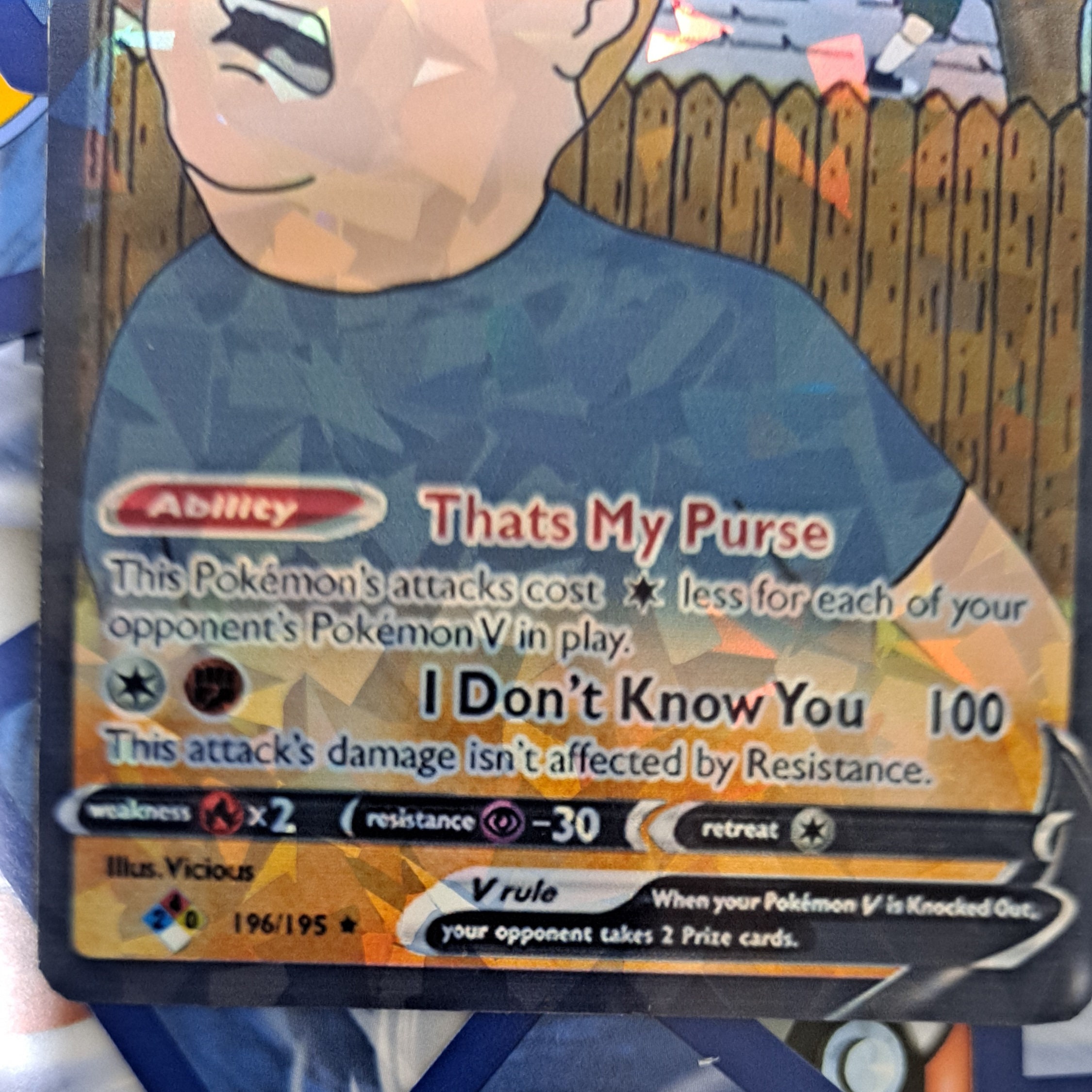 hills pokemon cards Dale Gribble Pokemon Card - Rusty Shackleford main image 1