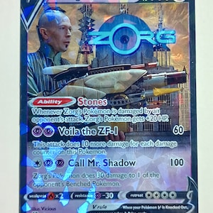 Carta Pokémon do Quinto Elemento Zorg