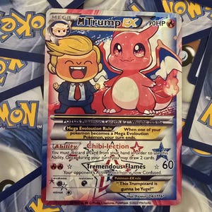 Carta Pokemon Chibi Trump