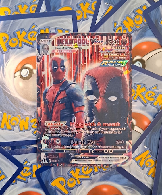 deadpool and pikachu pokemon card Chinese Pokemon TCG: Collect 151 Gathering 