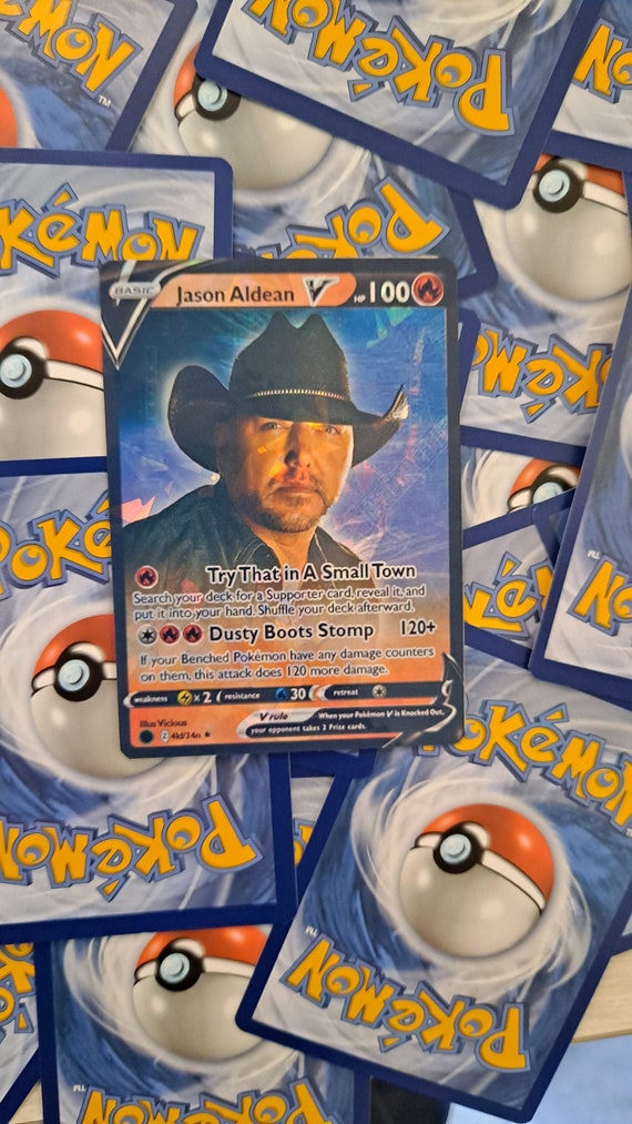 Jason Aldean Pokemon Card - Etsy