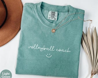 Volleyball Coach Shirt, Volleyball Coach Gift, Volleyball Shirt, Volleyball Gifts, Volleyball Tshirt, Coach Gift Idea, Comfort Colors®