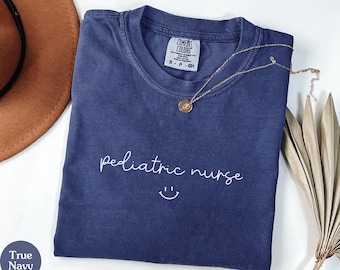 Pediatric Nurse Shirt, Pediatric Nurse Gift, Peds Nurse Shirt, Pediatrics Shirt, PICU Nurse Shirt, Nurse Graduation Shirt, Comfort Colors®