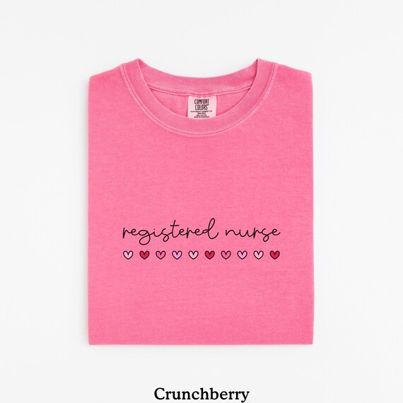 Valentines Registered Nurse Shirt, RN Shirt, Nurse Shirts, Valentine Nurse Shirt, Valentines Gift For Nurse, RN Gifts, Comfort Colors®