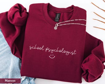 School Psychologist Sweatshirt, School Psych Shirt, Psychology Gifts, Teacher Sweatshirt, School Counselor Shirt, School Psychologist Gifts