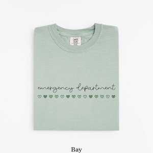 St Patricks Emergency Department Shirt, ER Nurse Shirt, ER Nurse Gift, St Patricks Gift For ER Nurse, Emergency Room, Comfort Colors® image 1